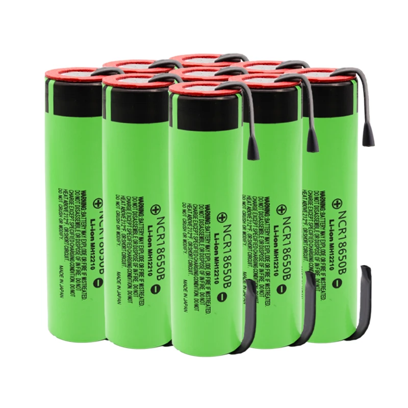

NCR 18650B New Original Li-ion NCR18650 3.7v 3400mah 18650 Lithium Rechargeable Battery Welding Nickel Sheet batteries