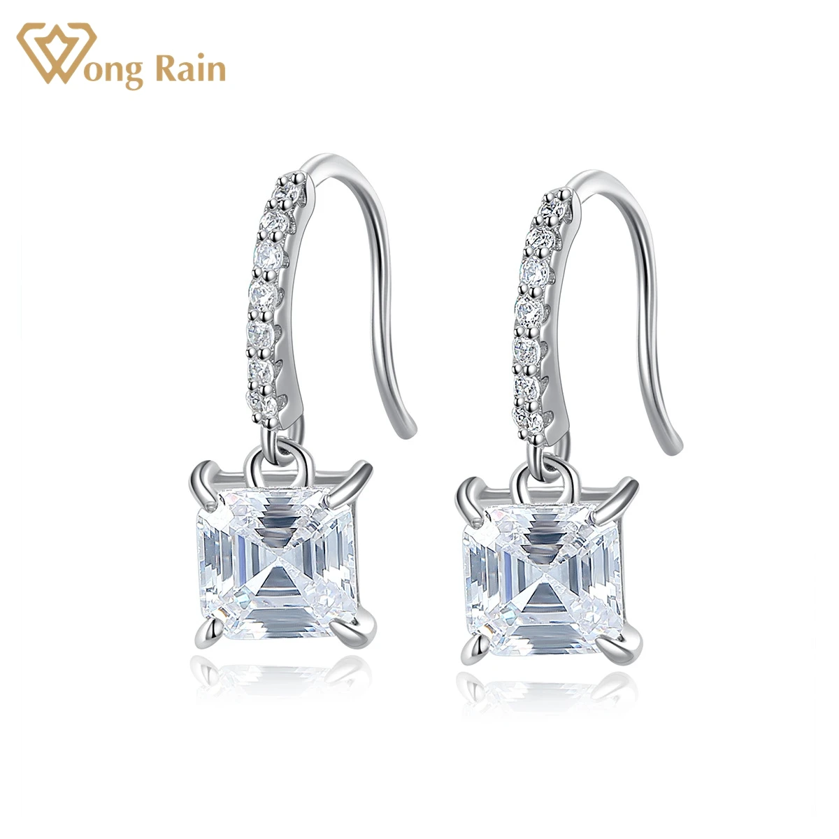

Wong Rain, 100% 925 пробы, серебряные серьги-подвески, ювелирные украшения, опт