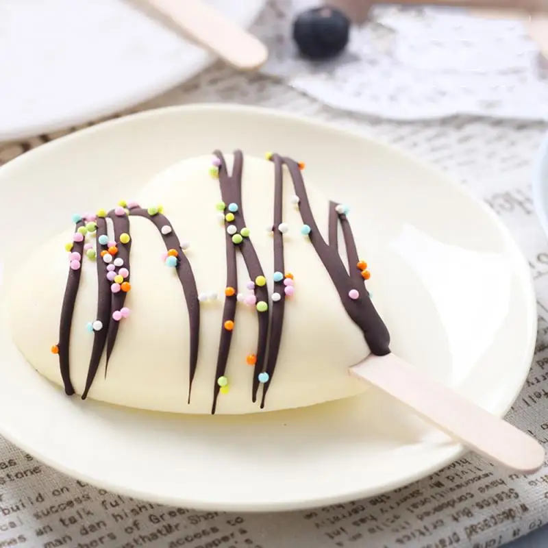 

50 100 Pcs/lot Natural Wooden Popsicle Lolly Sticks Stick Ice Cream Lolly Cake DIY Making Handwork Art Crafts Cake Tools