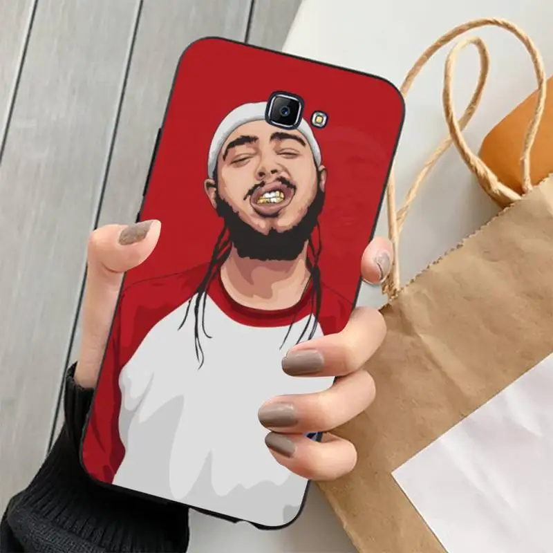 Чехол для телефона Post Malone Samsung J 2 3 4 5 6 7 8 prime plus 2018 2017 2016 core | Мобильные телефоны и