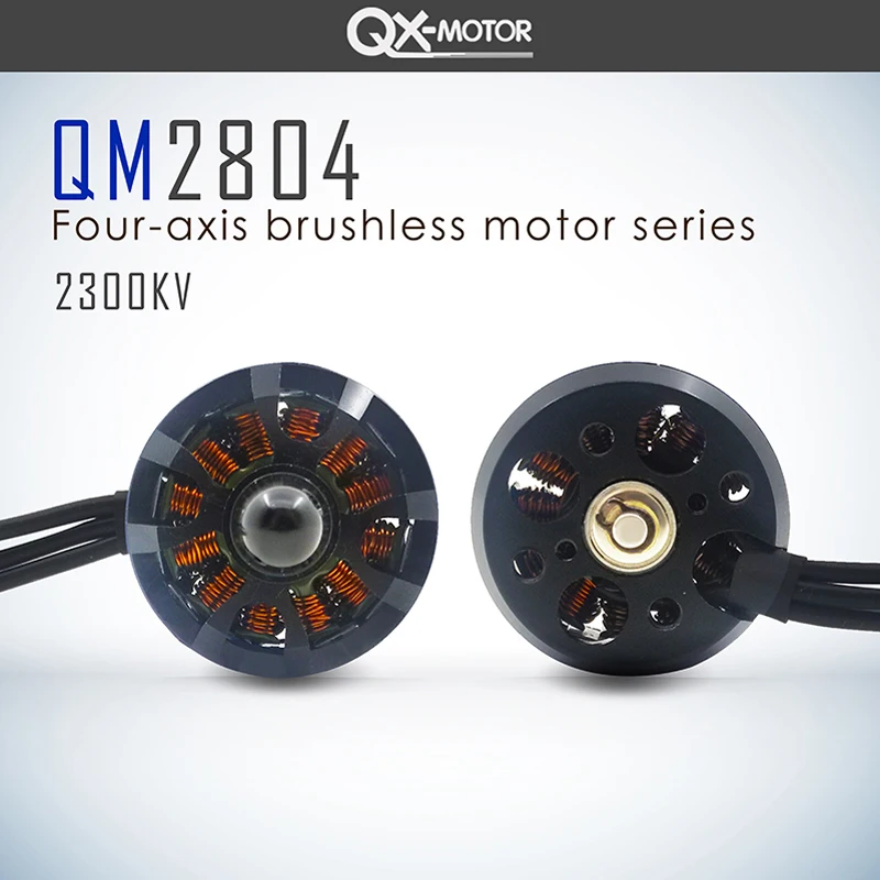 Модель бесщеточного двигателя QX Motor RC модели 2804 2300kv бесщеточный двигатель для