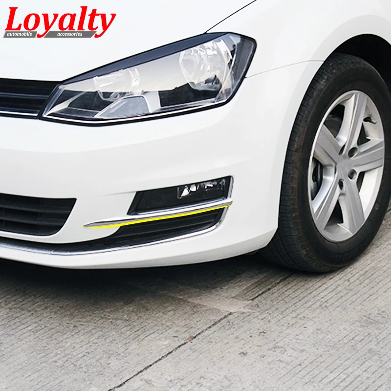 Накладка на переднюю противотуманную фару для Volkswagen Golf 7 MK7 2014 2015 2016 ABS