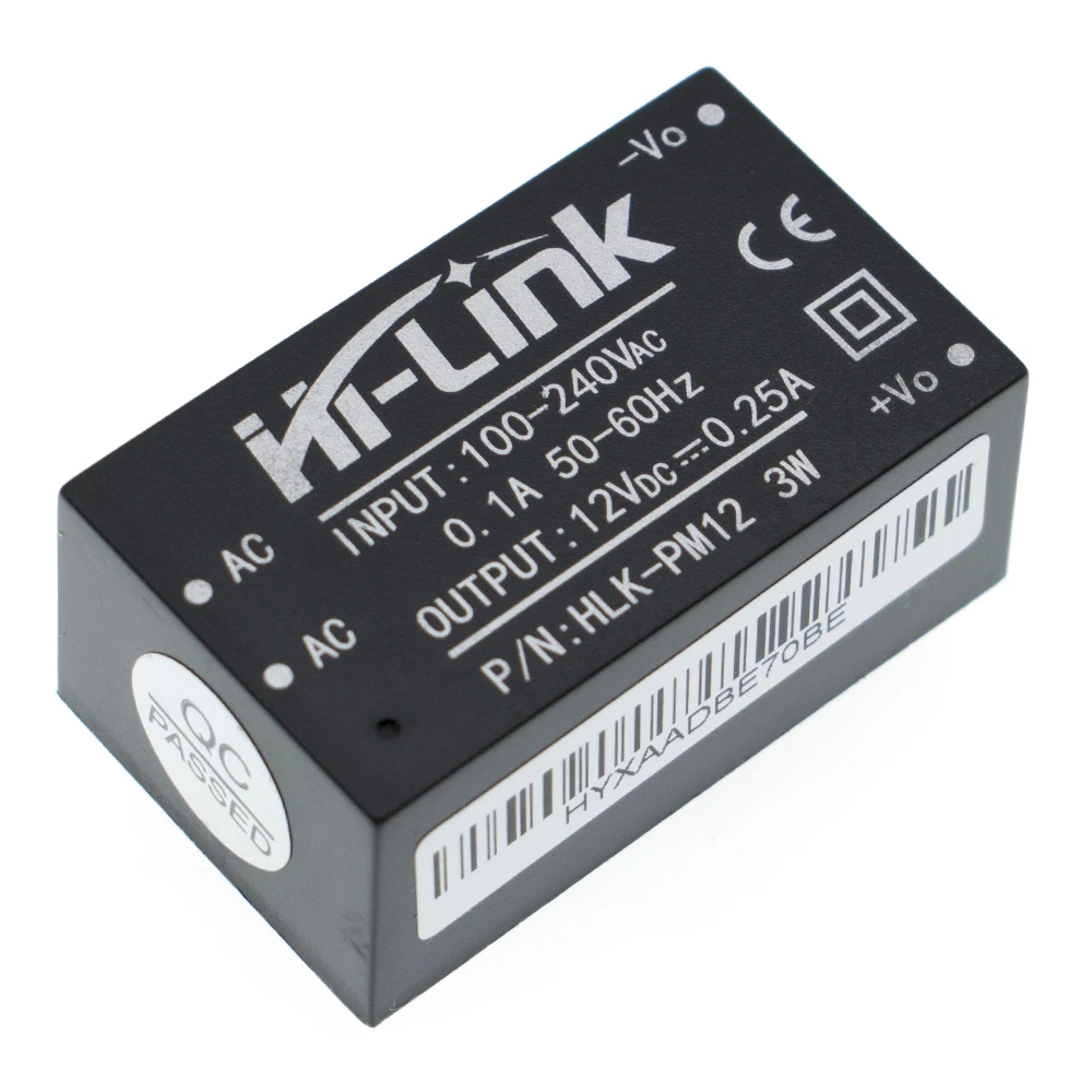 HLK PM01 PM03 PM12 AC DC 220V 5 V/3 3 V/12 V Мини модуля питания интеллигентая (ый) бытовой