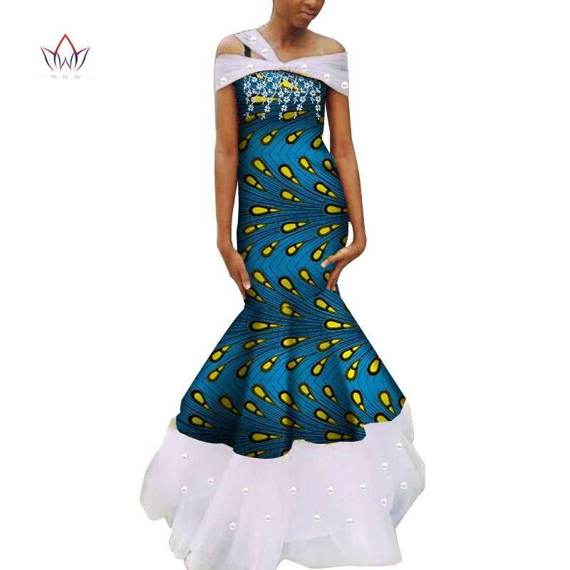 African Dresses For Women 2020 long lace dress plus size dresses for women 4xl 5xl 6xl bazin riche ankara sexy dresses WY4016