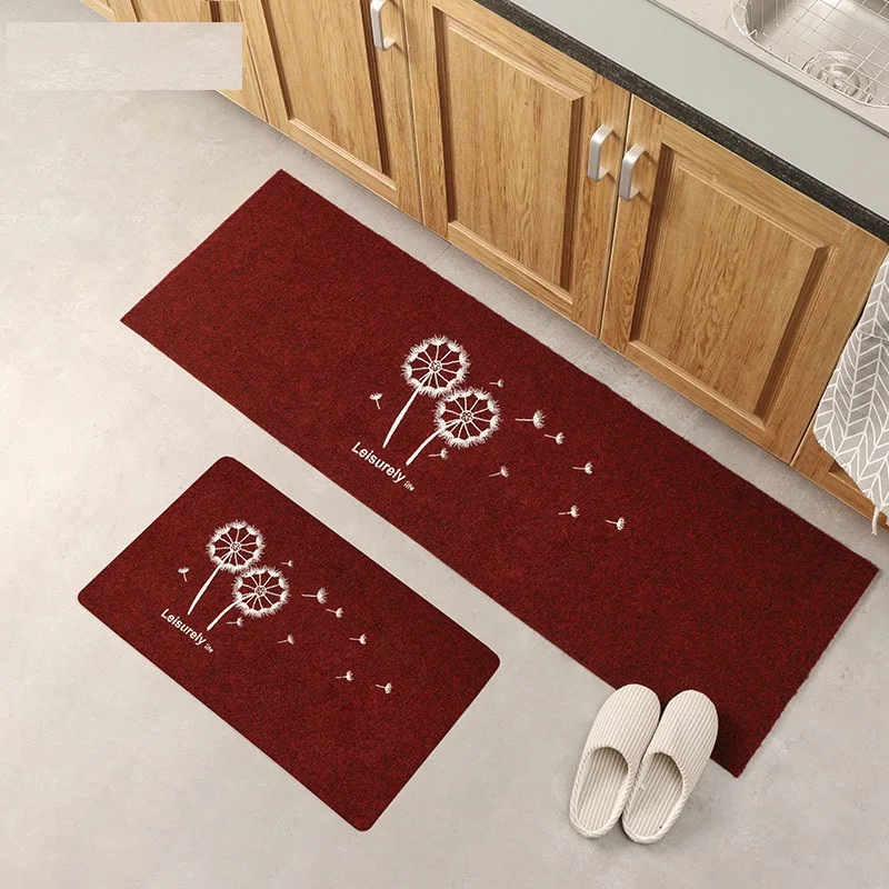 

Kitchen Non-slip Long Floor Mat Bathroom Entrance Carpet Living Room Bedside Area Rugs Washable Door Mats