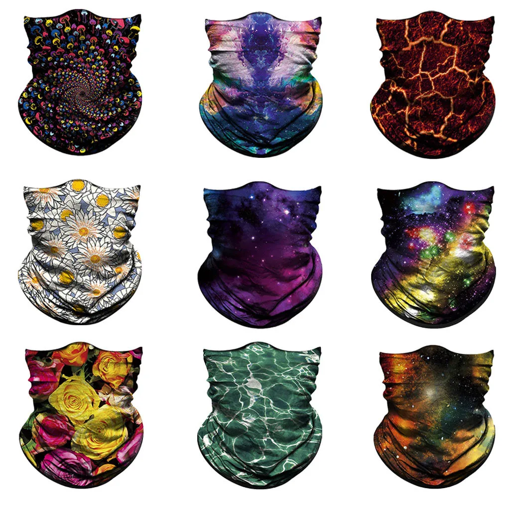 Унисекс маска для лица модная уличная повязка на голову шарф шеи ветрозащитная