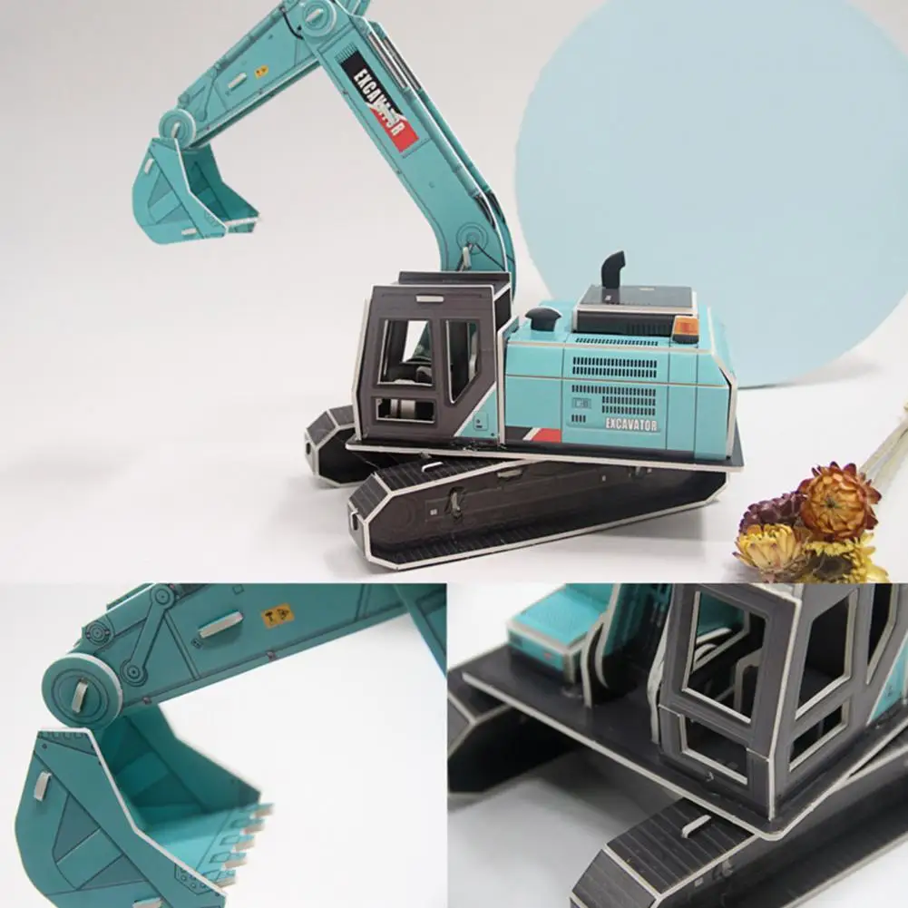 

Eye-catching Exercise Spatial Creativity Forklift Puzzle Jigsaw Toy for Kids