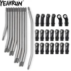 Набор металлических звеньев YEAHRUN со стержневым концом, колесная база 313 мм для 1:10 Axial SCX10 II 90046 RC, аксессуары для обновления гусеничного автомобиля