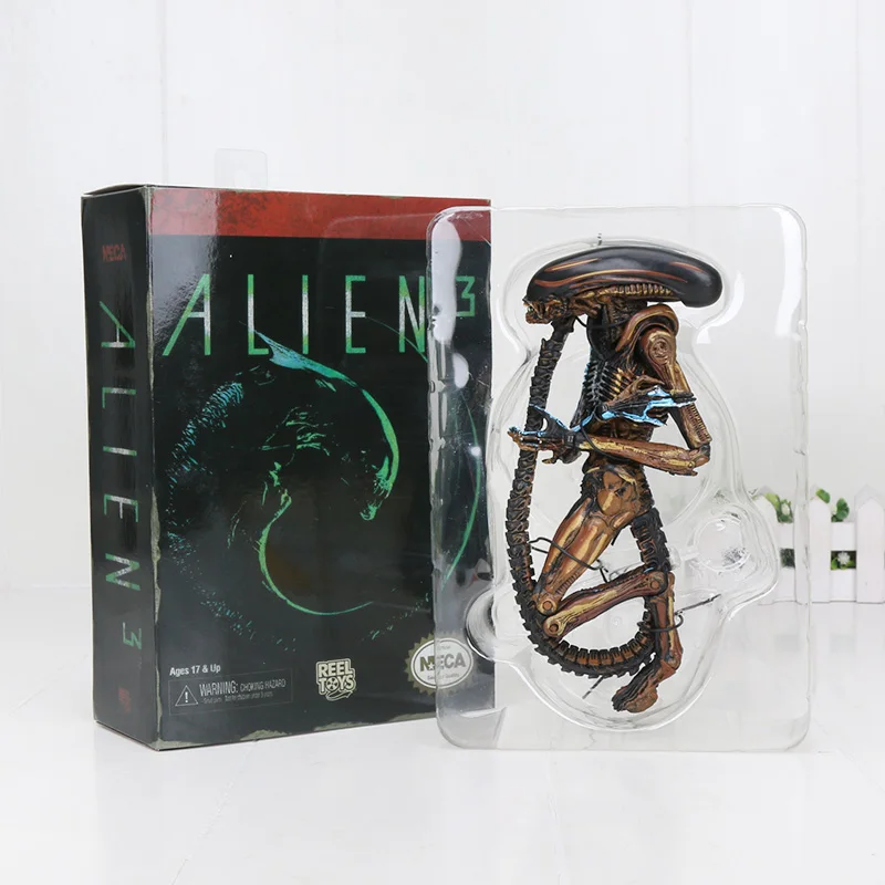 8bit Alien in box Фильмы Хищник 2 Figma SP-109 10th Alien 3 8bit Alien VS Predator 2 figma 109 ПВХ фигурка модель игрушки - Цвет: 8bit Alien in box