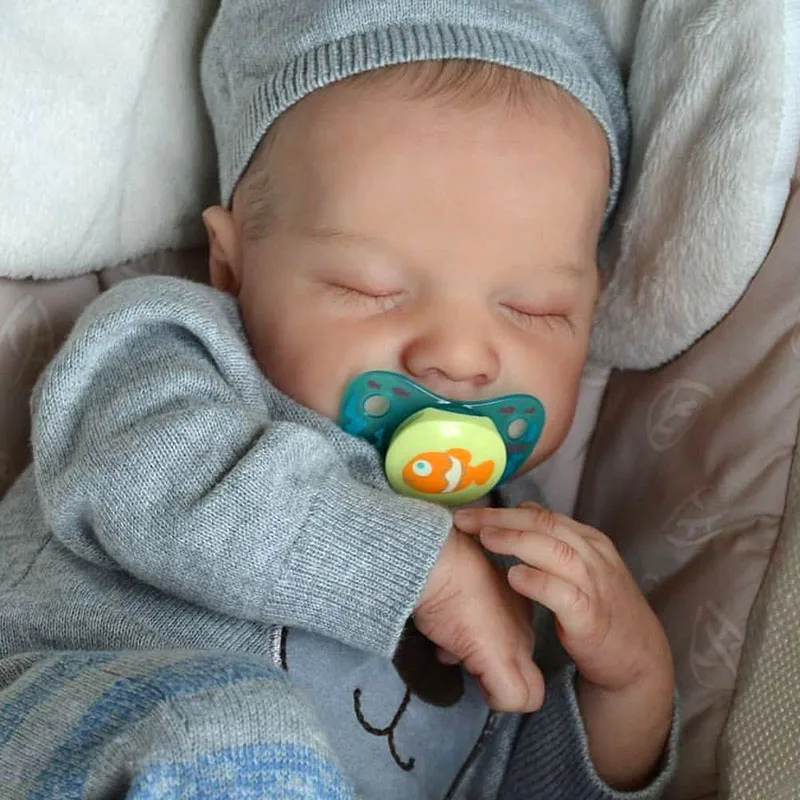 18 дюймов 12 дюймовый reborn Детские моделирования куклы Леви Новорожденные