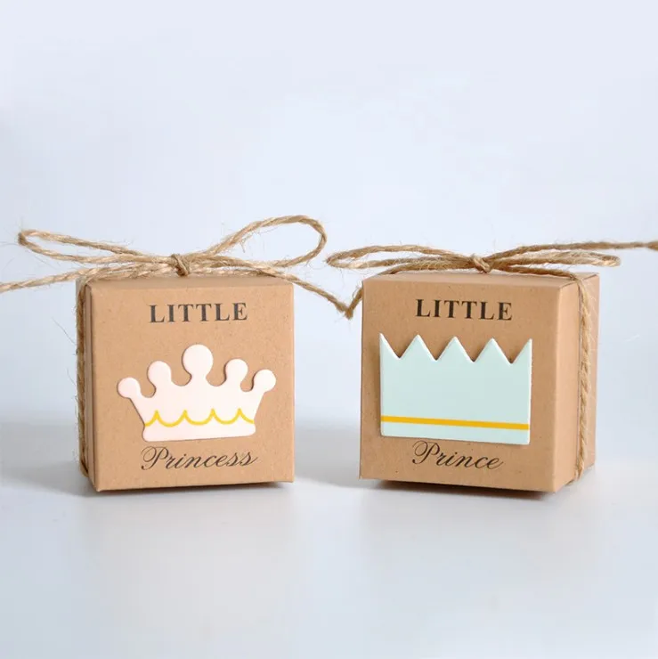 100 шт Принцесса и принц крафт коробка как день рождения ребенка душ конфеты