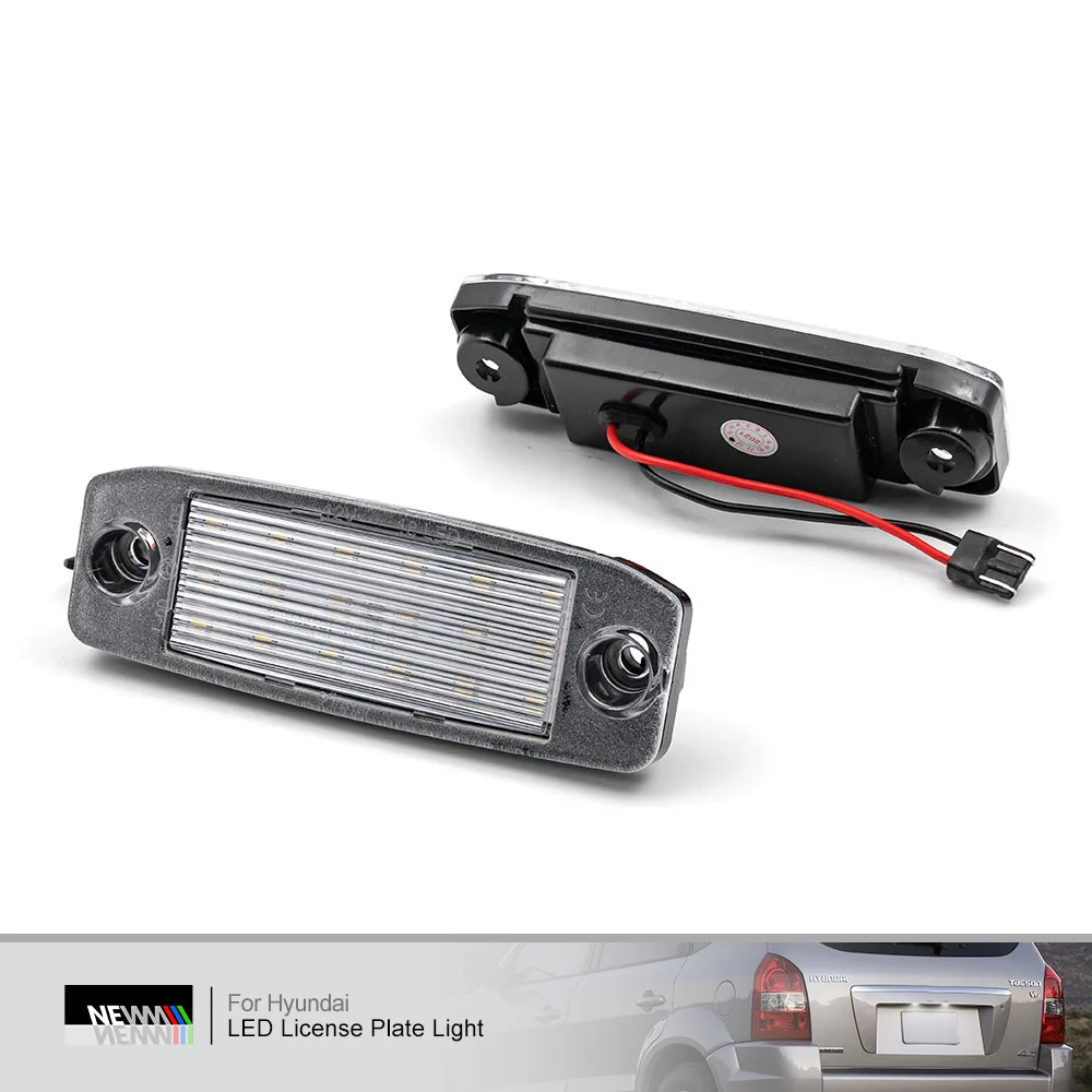 LED License Plate Light for Hyundai Tucson JM Kia Sportage SL Ceed JD Canbus Rear Tag Lamp Registration Parking Lighting | Автомобили и