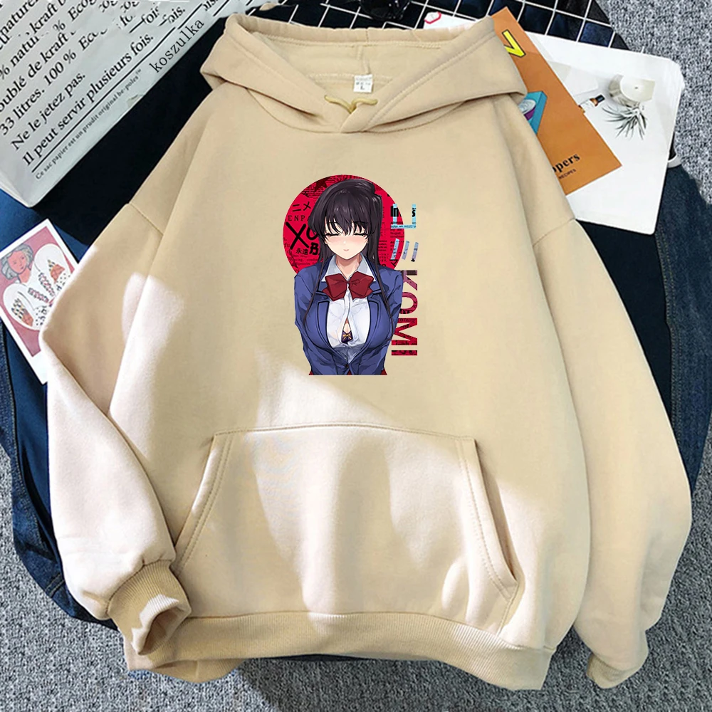

Anime Komi Can't Communicate Hoodies Winter Women/men Tops Manga Shouko Komi Hoodie Cartoon Clothes Kawaii Sweatshirts Vintage