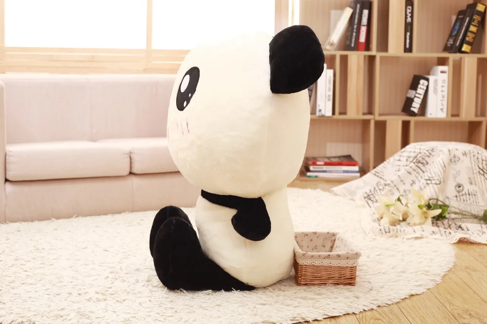 40-70 см Kawaii большая голова панда плюшевые игрушки мягкие животные подушка милый медведь подарок для детей Детские Девочки подарок на день рождения