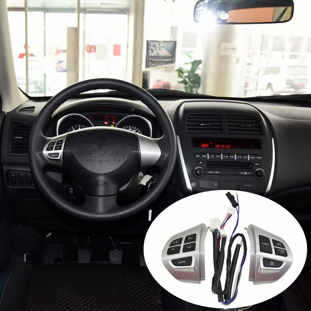 Переключатель круиз контроля кнопки на руль для Mitsubishi ASX Outlander XL 2007 2012 громкость