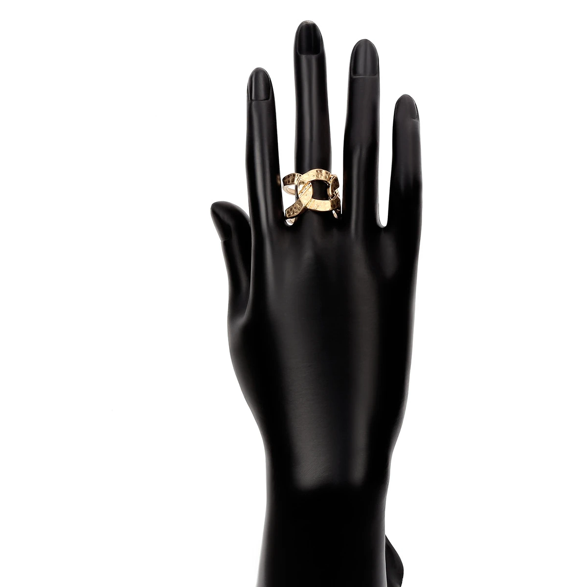 Youvanic винтажное панк золотое плотное кубинское кольцо с цепочкой женское в стиле