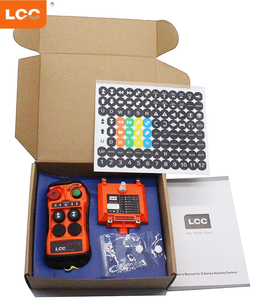 

Q200 AC220V Industrial electric chain hoist wireless jib crane remote control
