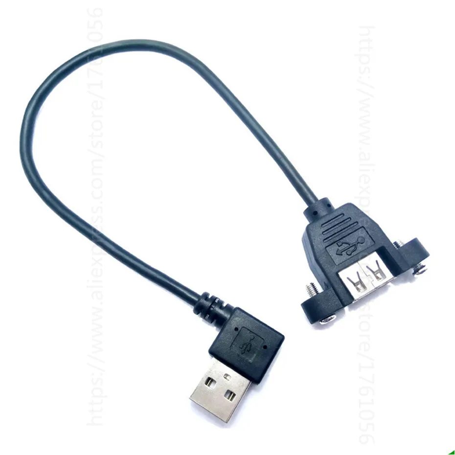 Горячая Распродажа Удлинительный Кабель USB 2 0 A Папа мама 90 градусов