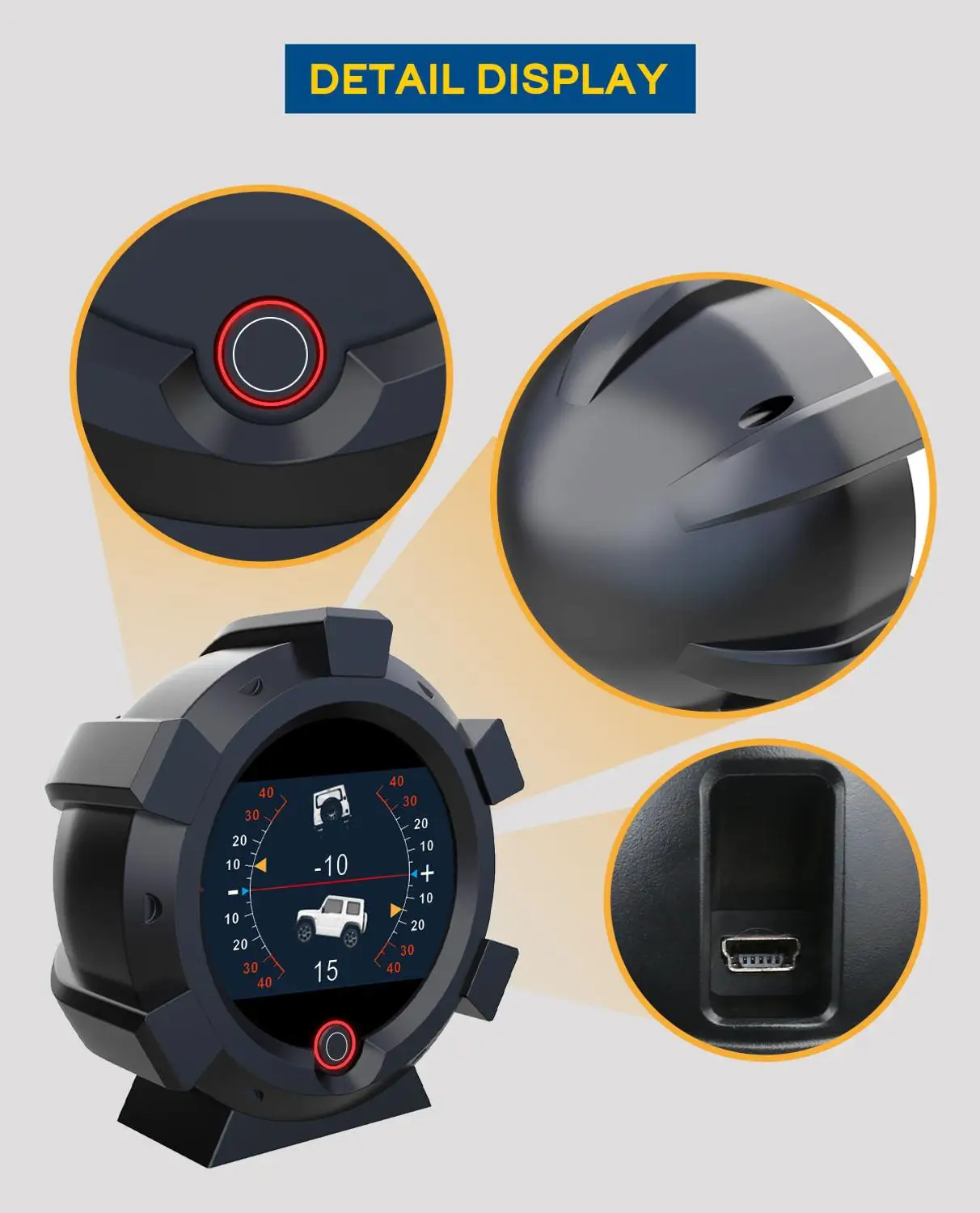 Автомобильный GPS-измеритель скорости AUTOOL X95 Инклинометр для внедорожников