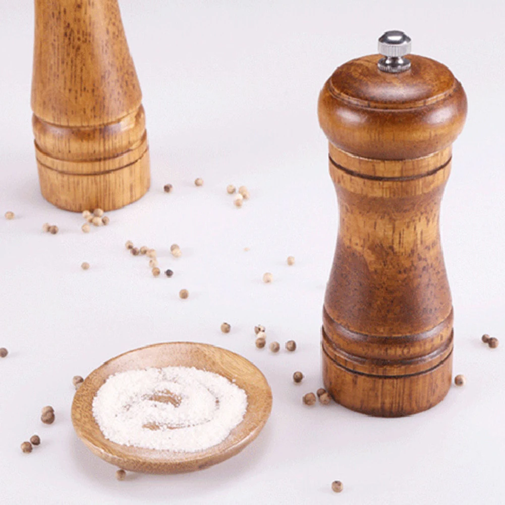 Мельницы для соли и перца мельница из твердой древесины с сильной регулируемой