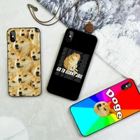 fashion funny doge cheems phone case for iphone 10 xr x xs max 12 mini 11 13 pro mobile shell 6s 6 7 8 plus 5s se 2020 hard cove