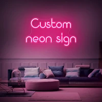 personalized neon signs wall hanging decor for business logo slogan neon flex custom neon signs acrylic custom led wall light