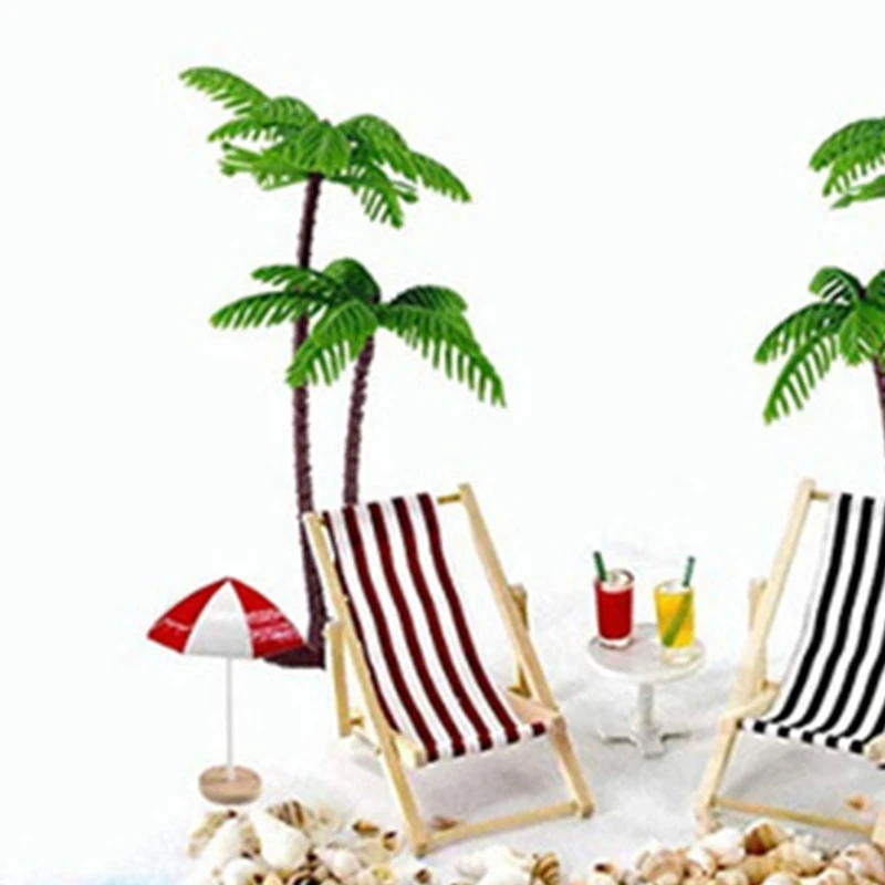 

1Set Simulation Dollhouse Accessories Model House Displays Pretend Playing Interactive Set Micro Landscape Accessories