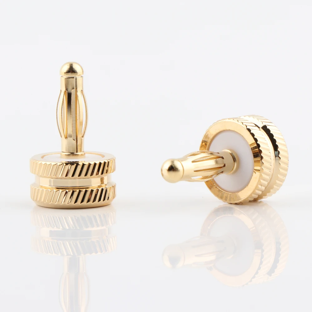 CA7005(g) High performance 12pcs Noise Stopper ,Gold Plated Speaker Binding Post Caps