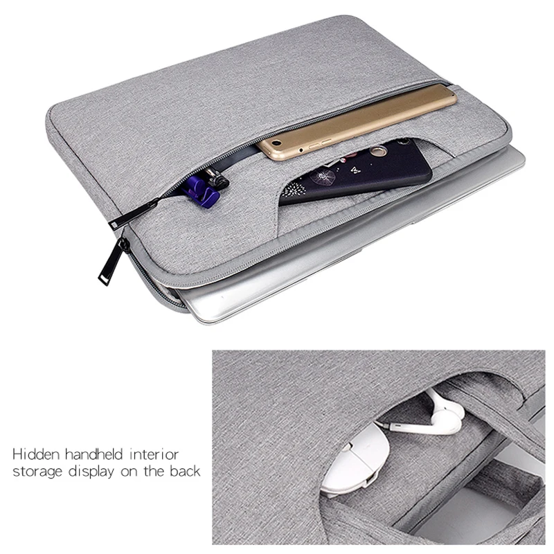 С сумкой для хранения сумки 11 6 13 3 14 15 4 дюймов Macbook Xiaomi 12 чехол с вкладышем