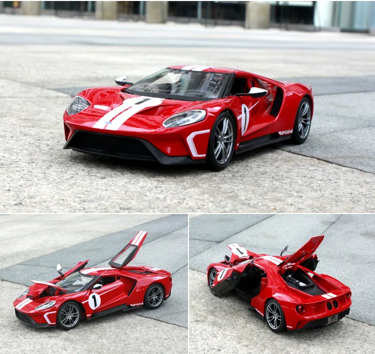Maisto 1:18 литая под давлением машина Ford GT Модель из металлического сплава Высокая имитационная машина с базой Игрушки для мальчиков подарки для мальчиков