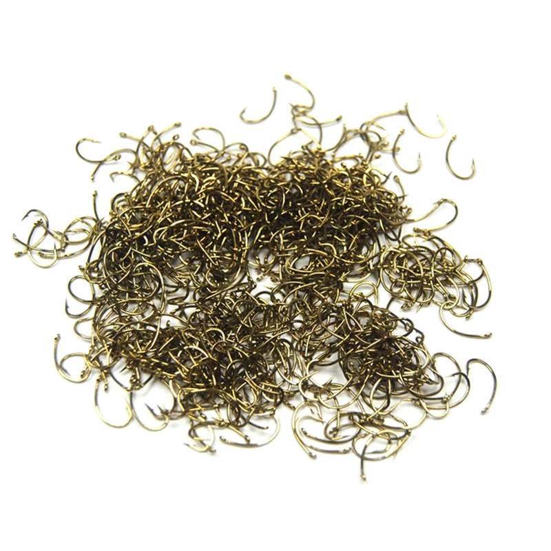Wifreo 500 шт. нахлыстовое крючок Нимфа баг креветки Pupae личинки Caddis Вязание рыбы