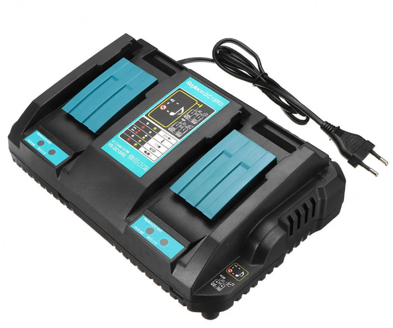 Двойное зарядное устройство для Makita 14 4 в 18 BL1830 Bl1430 DC18RC DC18RA Li-Ion с USB зарядным портом