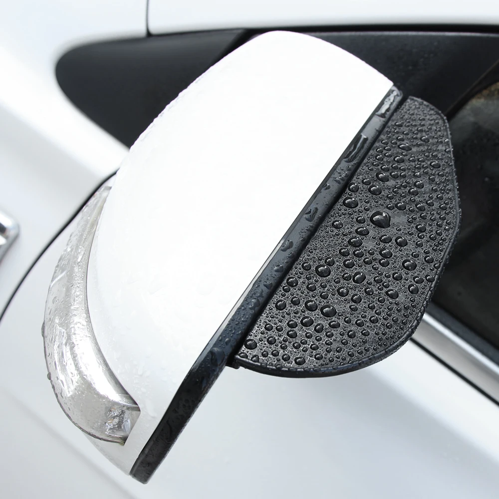 2pcs Car Side Rear View Mirror Rain Eyebrow Visor Look Sun Shade Auto Accessories For Kia Rio Ceed Sportage Cerato Soul Sorento |