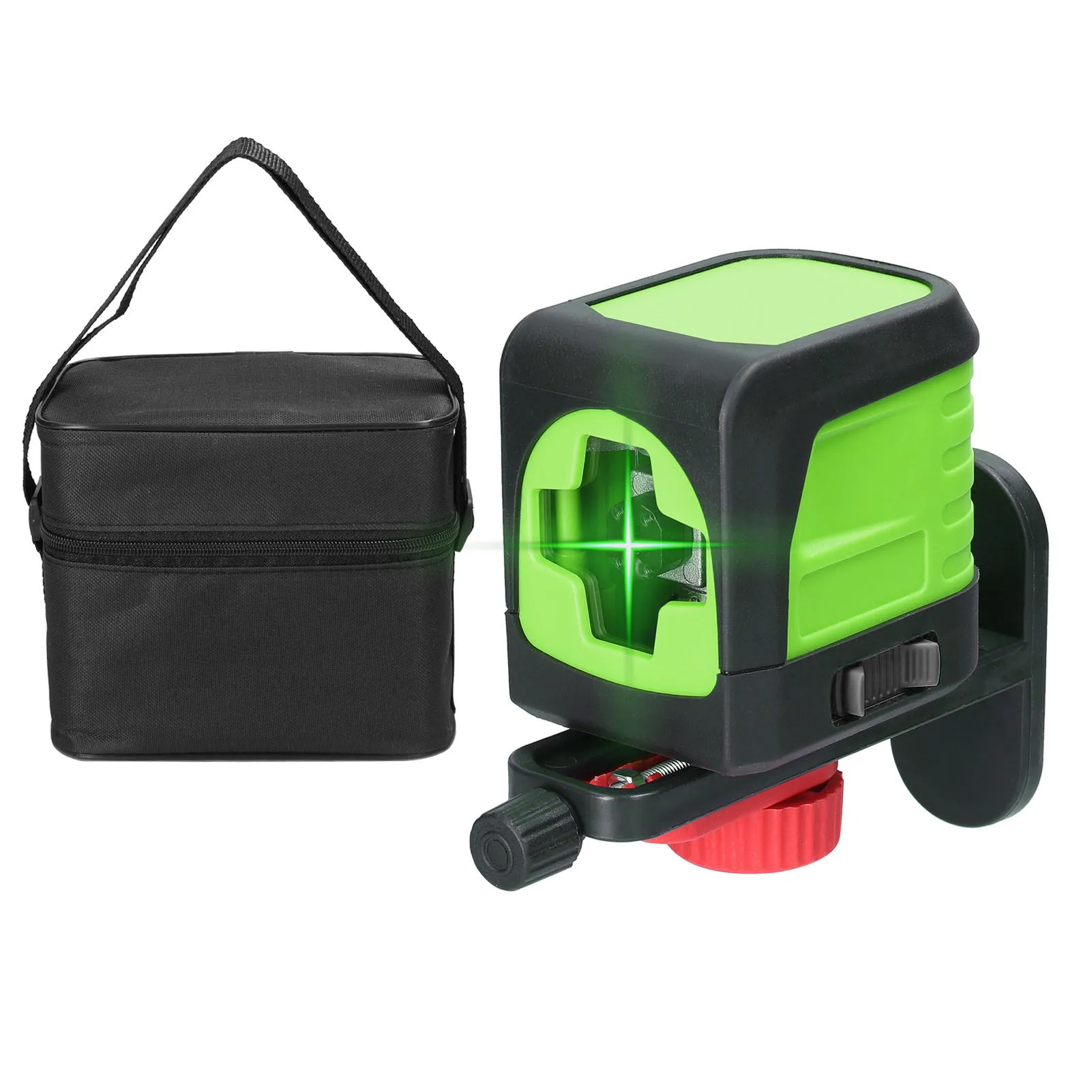 

High Brightness 2D Laser Level Green Lines Laser Level 2D Vertical Horizontal Lines 4° Self-leveling Laser Level Leveling Tool