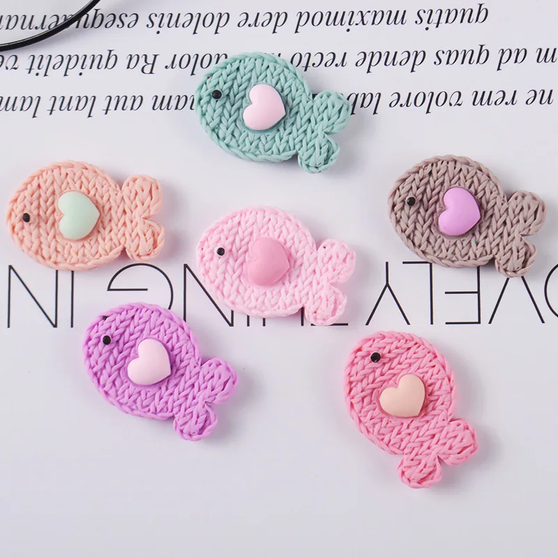 Имитация переплетения мультфильм рыба супер светильник глина слизи наполнитель сделай сам клей для