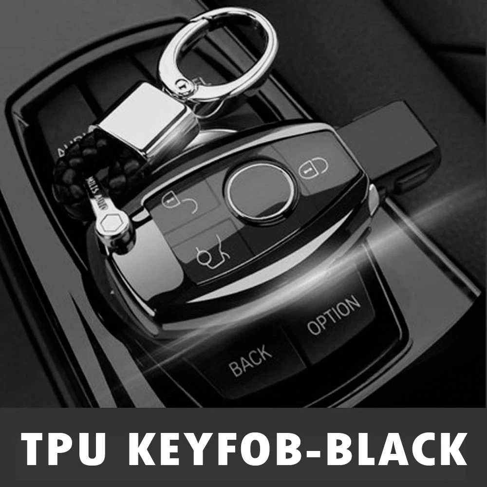 Чехол для ключа Mercedes Benz CLS CLA GLK GLA SLK AMG A B C R G E S Class 2/3 кнопок чехол автомобильного