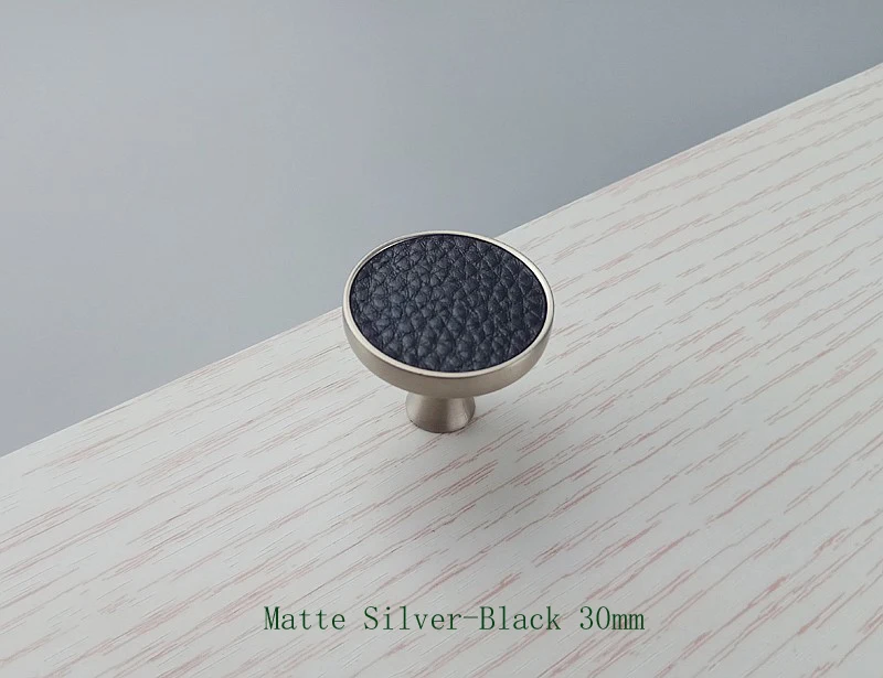 Цинковый сплав кожаные ручки Золотая мебель фурнитура кухонный ящик для шкафов