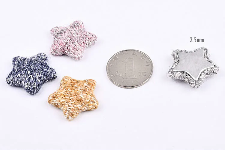 Осень и зима шерсть вязание звезды пентаграмма ткань Пряжка DIY ювелирные изделия