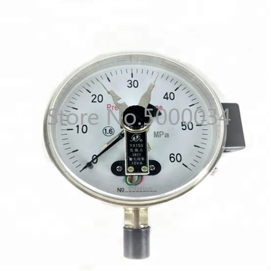 

Stainless steel electrical contact pressure gauge