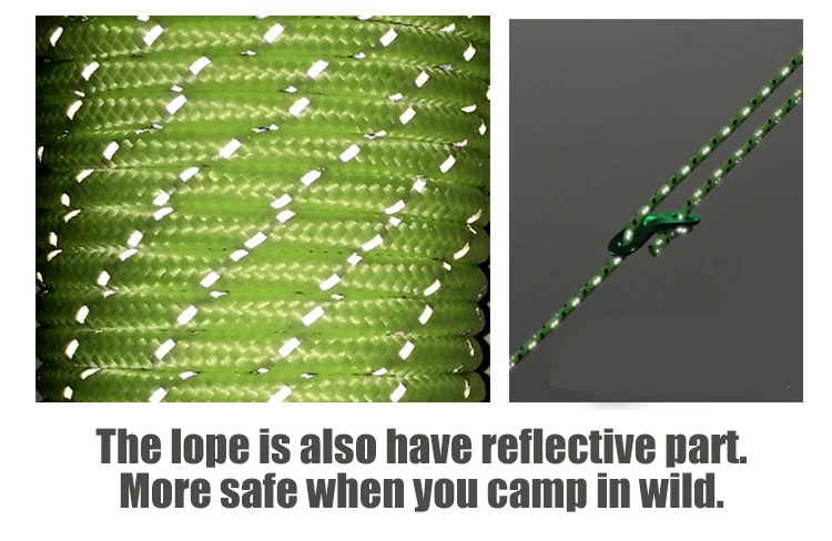 Сверхмощный светоотражающий канат для кемпинга 50 м 5 мм | Спорт и развлечения
