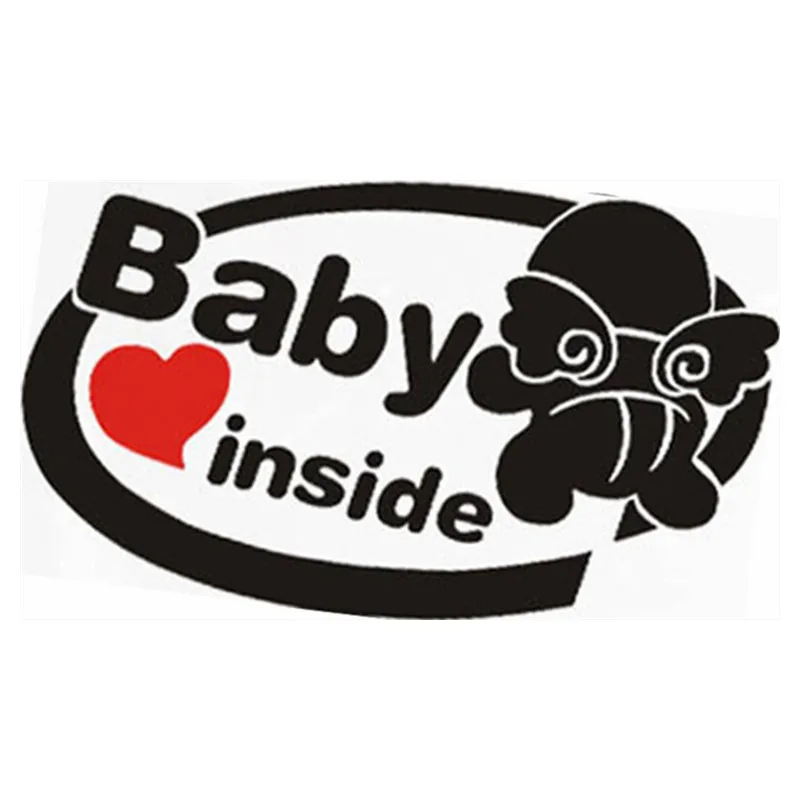 Ангел ребенок на борту предупреждение наклейки с рисунками милые Для мальчиков и