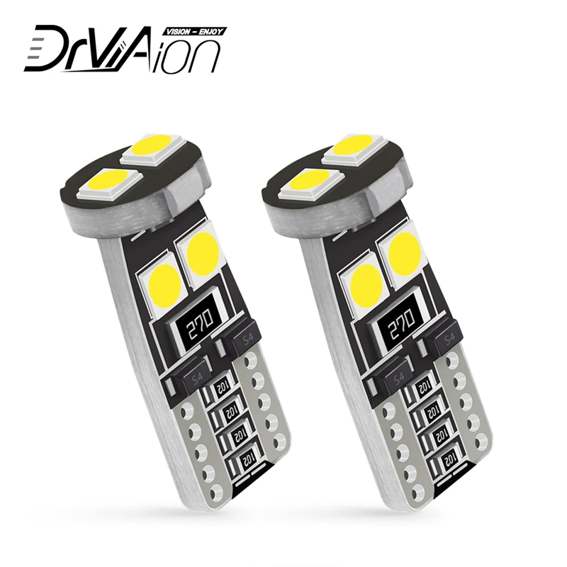 2 шт. автомобильная светодиодная лампа Canbus T10 W5W 194 168 SMD для Mercedes Benz W203 W211 A B C E GLK M