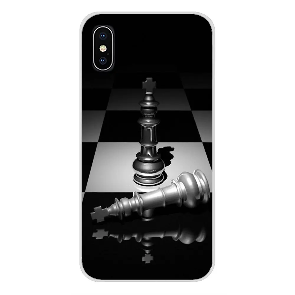 Прозрачные мягкие чехлы черно-белая шахматная доска для Huawei Y5 Y6 Y7 Y9 Prime Pro GR3 GR5 2017