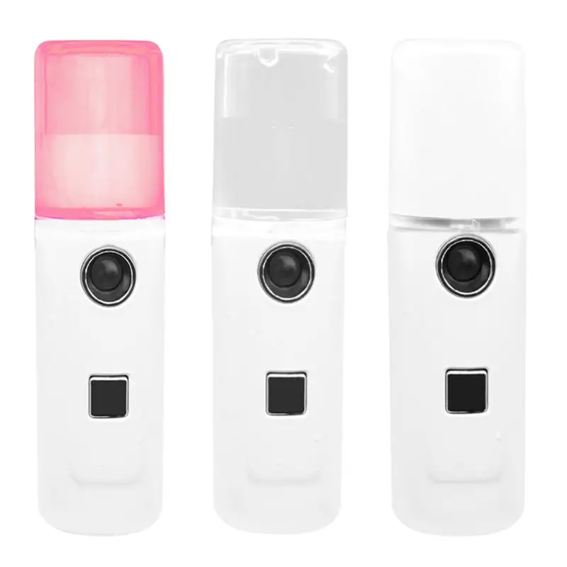 

30ml Mini Nano Facial Sprayer Steamer Cold Mist Handheld Face Humidifier Portable USB Rechargeable Milk Diffuser