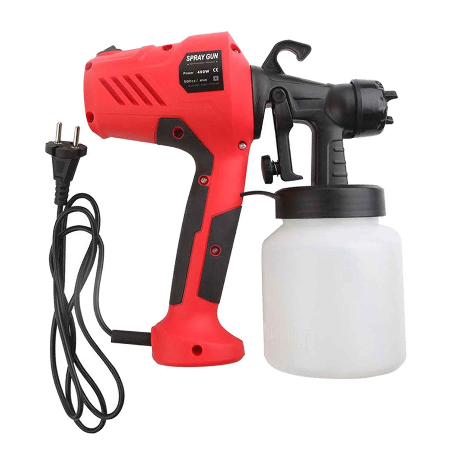400W Electric Spray Gun Disinfection Liquid Paint Sprayer Gun Painting Tool Home Power Stain Exterior Electric Automotive