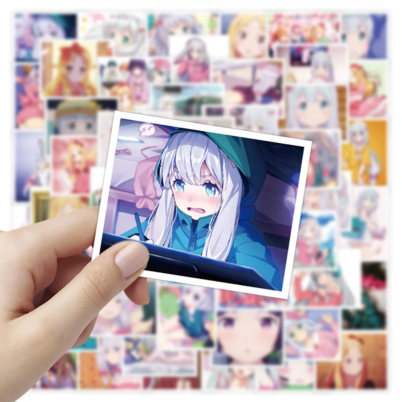 52 шт./компл. наклейки Eromanga Sensei японское аниме Kawaii Izumi Sagiri для ноутбука компьютера