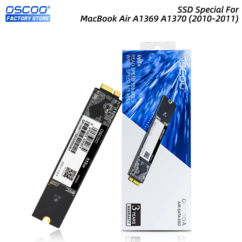 OSCOO оригинальные SSD жесткий диск для Apple MacBook Air A1369 A1370 2010 2011 внутренние жесткие