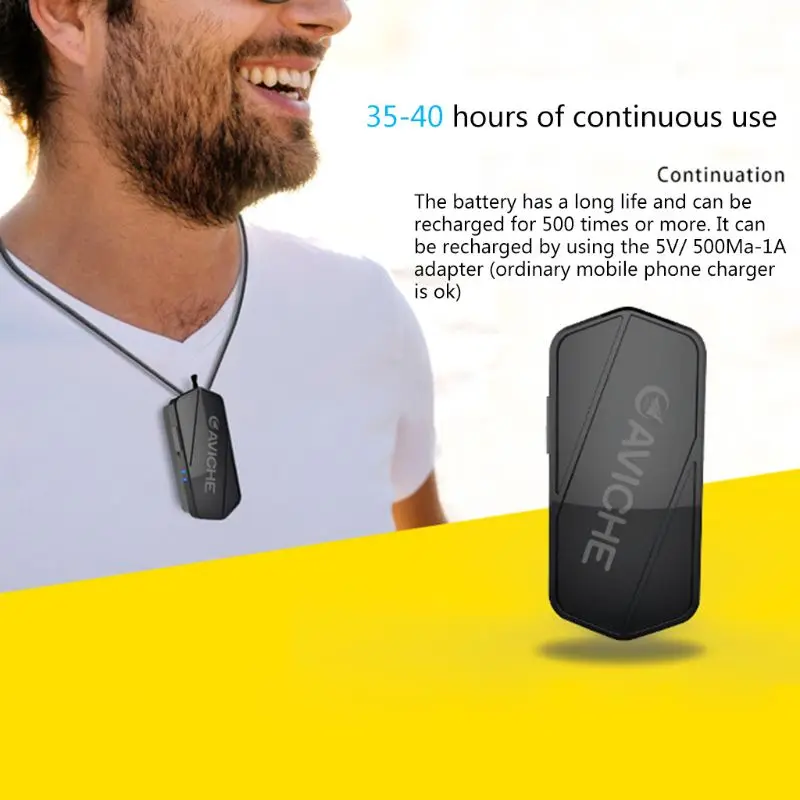 

Air Purifier Necklace Mini Portable Air Freshener Ionizer Negative Ion Generator