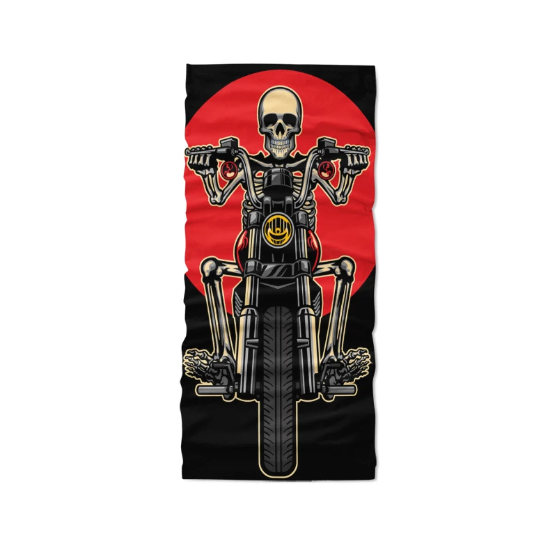 Рисунок 5 - Забавный женский шарф-кольцо с рисунком черепа