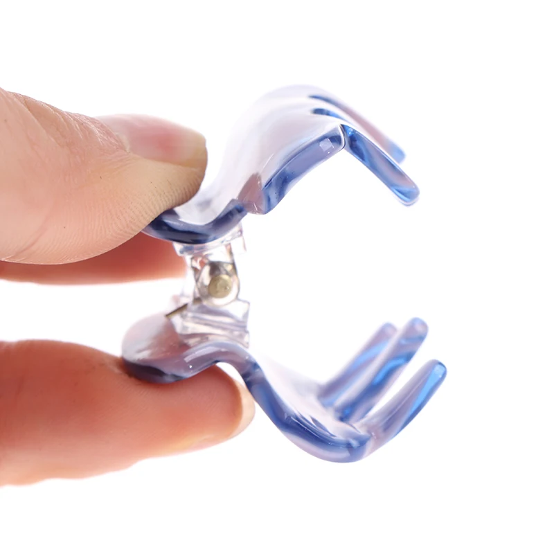 

1PCS Girls Hair Hairpin Hair Claw Clips For Women Barrette Clamp Jelly Colors Acrylic Ponytail Crab Hair Styling Accessories